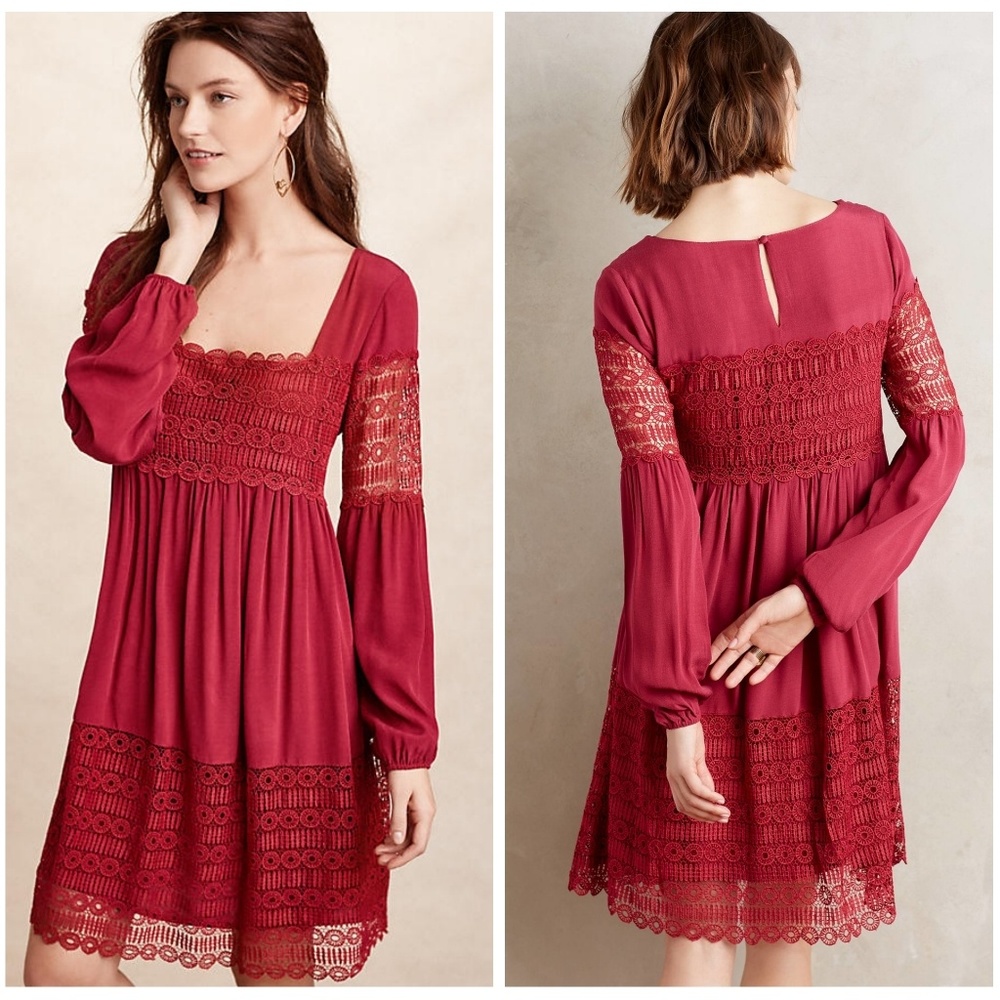 Anthropologie Floreat Aveline Dress